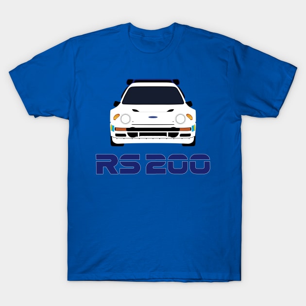 Ford RS200 T-Shirt by AutomotiveArt